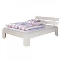 Relita Bett Jasmina 180 x 200cm Futonbett Buche white wash